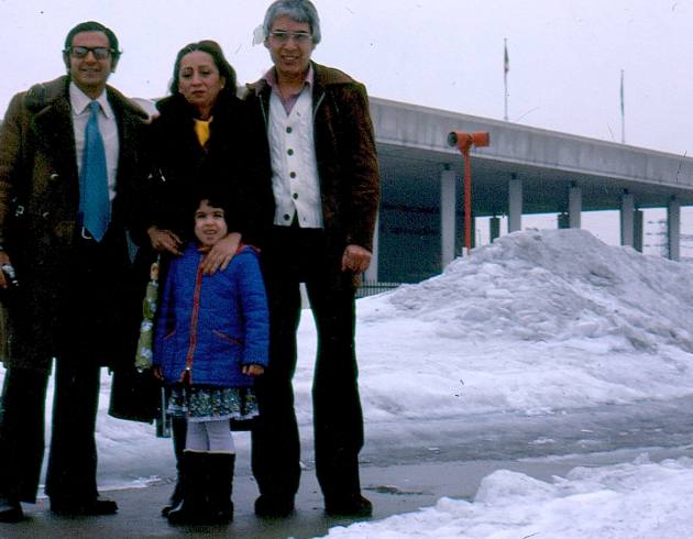 Dante, Ana Maria, Alcides y Adriana Sheppard Lanza 1979