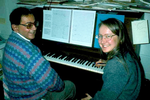 Dante Grela con Karen Kallojarv - iMcGill 1994